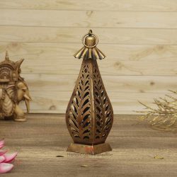 Handicrafts Paradise Wrought Iron Decorative Lantern Tealight Holder for Home decor, 11.25 inch