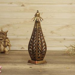 Handicrafts Paradise Wrought Iron Decorative Lantern Tealight Holder for Home decor, 13.5 inch