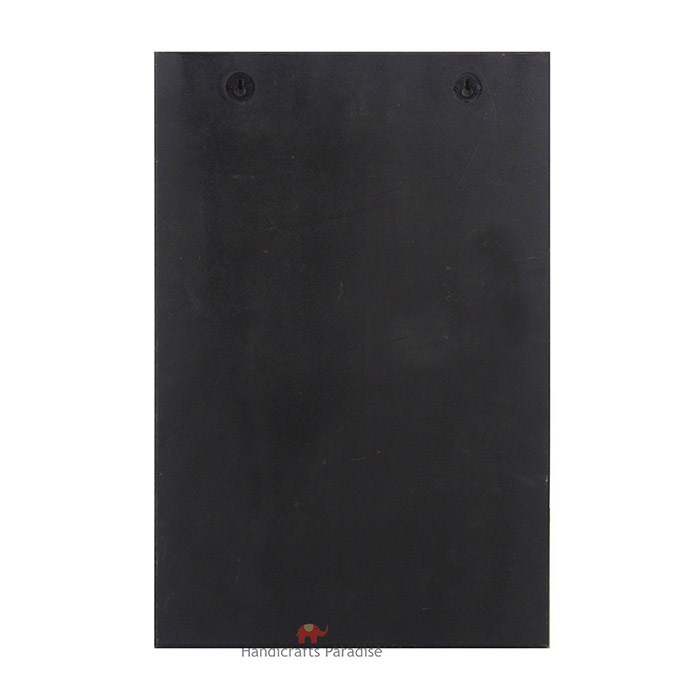 Handicrafts Paradise Decorative Leaves Wall D?cor Showpiece for Home D?cor in Wrought Iron and Wooden Base - 14 x 21 inch - Image 4